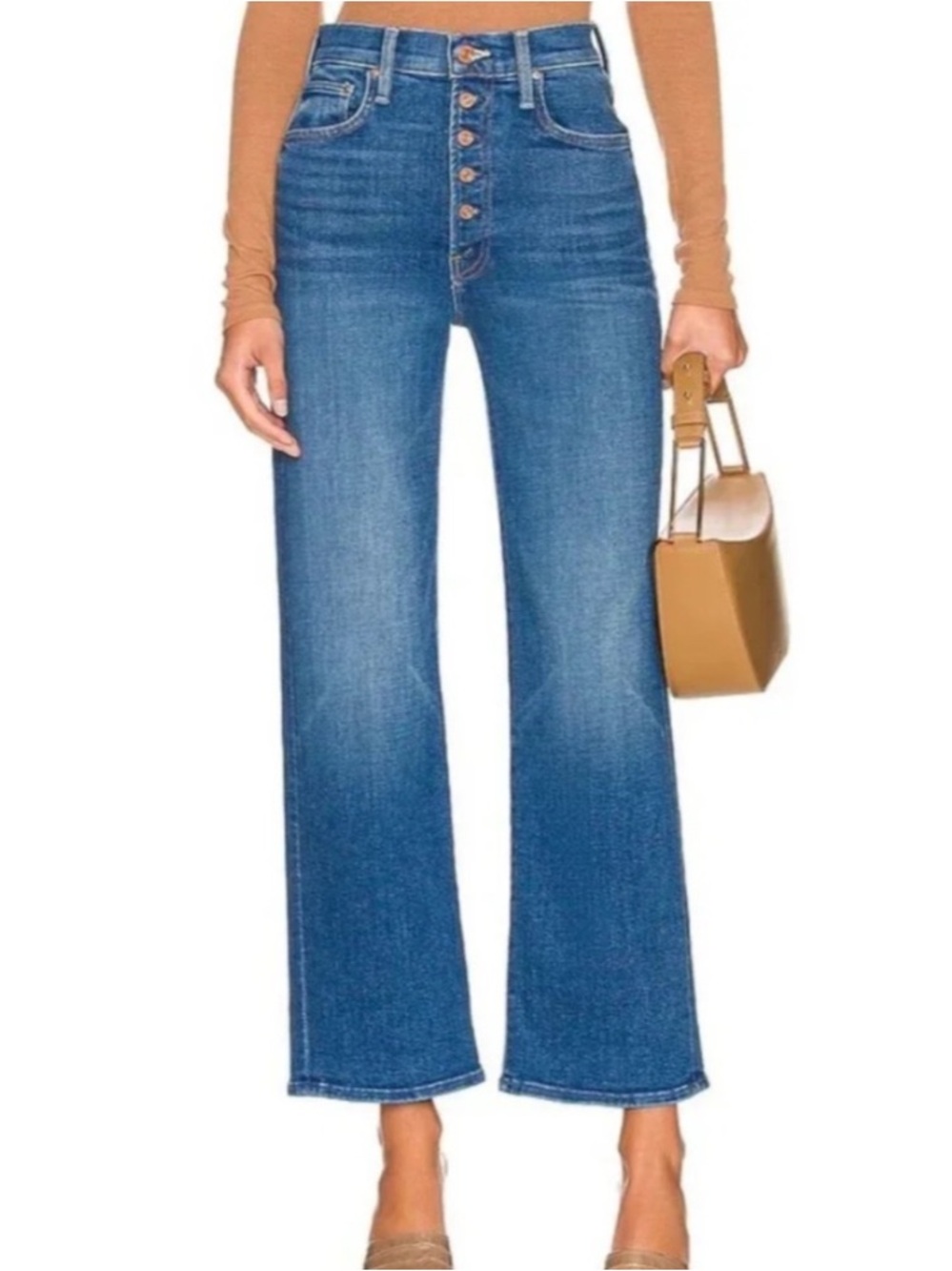 Mother The Pixie Rambler Button Fly Ankle Briefly Gorgeous 30